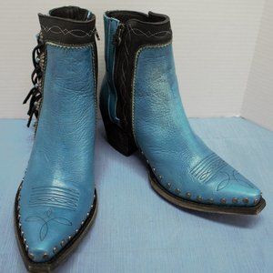 NEW Old Gringo Apache Boot DDBL018-3, Size 7, Turquoise
